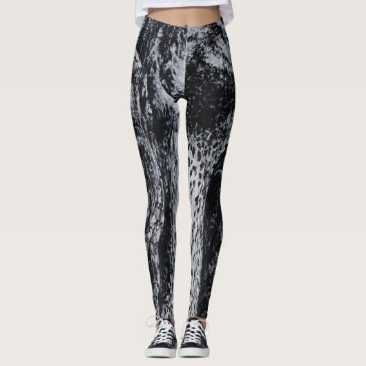 エレイユニークザエレファントワイルドアニマルポートレートアート レギンス (正面)