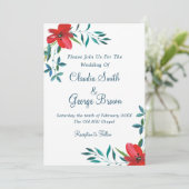 エレエレガントンシンプル結婚式招待状 招待状 (スタンド正面)