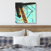 エレカのラゾバックタワー春 キャンバスプリント (インサイチュ (寝室))