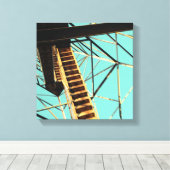 エレカのラゾバックタワー春 キャンバスプリント (インサイチュ (ウッドフロア))