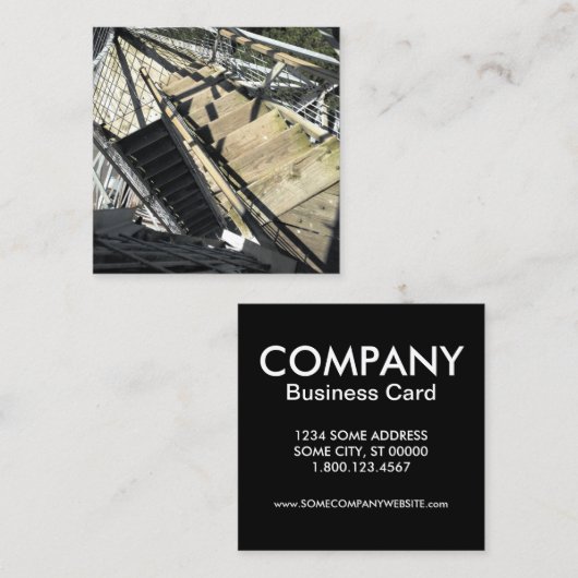 エレカのラゾバックタワー春 スクエア名刺 (正面/裏面)