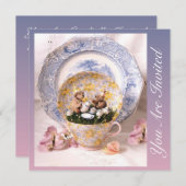 エレガお洒落ンス 招待状 (正面/裏面)