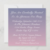 エレガお洒落ンス 招待状 (裏面)