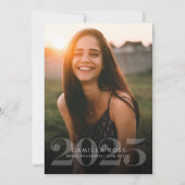 エレガはっきりしたンス2023卒業フォト招待状 招待状 (正面)