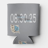 エレガカスタムントウェディングの日のお願い 缶クーラー (正面)