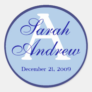 エレガカスタムントウェディングステッカー3 ラウンドシール