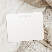 エレガクラシックンススクリプトひパーソナライズされたな形 ノートカード