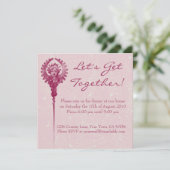 エレガクラシックンスディナーパーティの招待状 招待状 (スタンド正面)