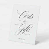 エレガクラシックントウェディングカード&ギフトペデスタルPed 台座サイン (正面)