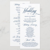 エレガクラシックントウェディング折畳みプログラム プログラム (正面/裏面)