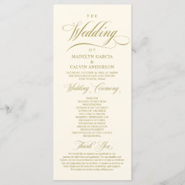 エレガクラシックントウェディング折畳みプログラム プログラム