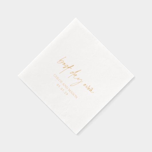 エレガクラシックントウェディング 箔ナプキン (右)