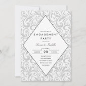 エレガシンプルンス|婚約パーティ招待状 招待状 (正面)