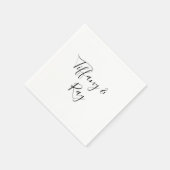 エレガシンプルントウェディングナプキンス スタンダードカクテルナプキン (角)