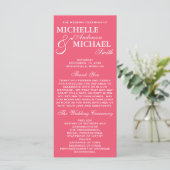 エレガシンプルントウェディングプログラム プログラム (スタンド正面)