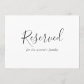 エレガシンプルントウェディング予約看板 (裏面)