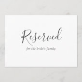 エレガシンプルントウェディング予約看板 (裏面)