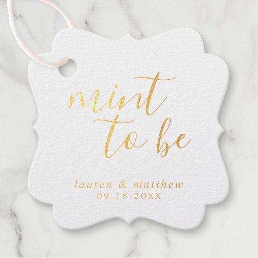 エレガシンプルントウェディング フェイバータグ (正面)