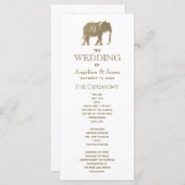 エレガシンプルントウェディング プログラム (正面/裏面)