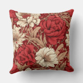 エレガシンプルンフランスのレッドコテージ クッション (裏面)