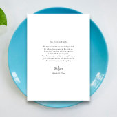 エレガパーソナライズされたントウェディングサンキューカード サンキューカード