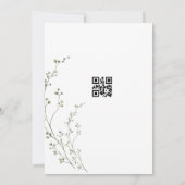 エレガパーソナライズされたントウェディング招待状 招待状 (裏面)