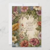 エレガビクトリアンンス結婚ズ 招待状 (正面)