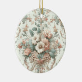 エレガビクトリアンンス:ソフトパステルパターン セラミックオーナメント (右)