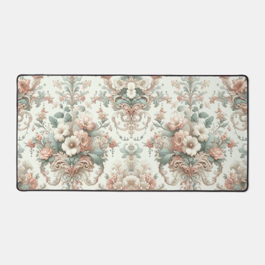 エレガビクトリアンンス:ソフトパステルパターン デスクマット (正面)