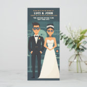 エレガビクトリアンンス： Steampunk-Themed'結婚 S Invite (スタンド正面)