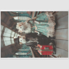 エレガビクトリアンンドレスのマウスカップルの切り離し 薄葉紙