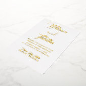 エレガフォーマルントウェディングフォイル招待状 箔招待状 (回転した状態)