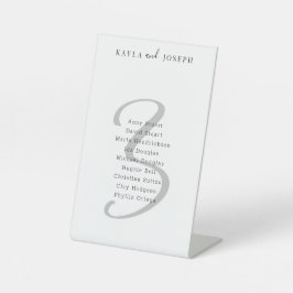 エレガミニマルントな結婚式3 台座サイン