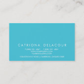 エレガモダンンスターコイズ名刺 名刺 (裏面)