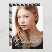 エレガモダンンス写真卒業発表 案内状 (正面/裏面)