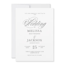 エレガモダンンス結婚ゴールデン結婚式招待状