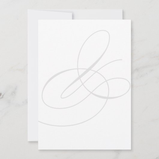 エレガモダンンス結婚ゴールデン結婚式招待状 招待状 (裏面)