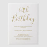 エレガモダンンス60th誕生日 ベラム紙招待状<br><div class="desc">エレガモダンンス60th誕生日招待状</div>