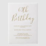 エレガモダンンス60th誕生日 ベラム紙招待状<br><div class="desc">エレガモダンンス60th誕生日招待状</div>