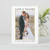 エレガモダンンス·ラ感謝していブ&結婚ズ サンキューカード (スタンド正面)