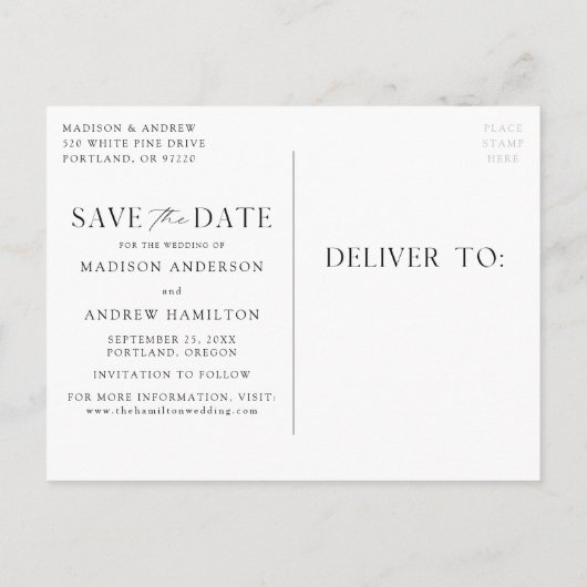 エレガモダンンスSageグリーン3写真保存日 案内ポストカード (裏面)