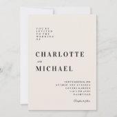 エレガモダンンテ・エインラドゥン 招待状 (正面)