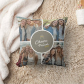 エレガモダンントなカスタムフォトコラージュ友情 クッション (ブランケット)