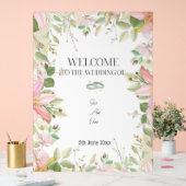 エレガモダンントウェディングウェルカム アクリルサイン (ウェディング)