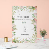 エレガモダンントウェディングウェルカム アクリルサイン (ウェディング)