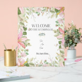 エレガモダンントウェディングウェルカム アクリルサイン (ウェディング)