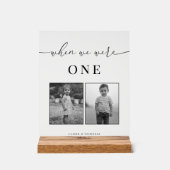 エレガモダンントウェディングエイジテーブル番号 アクリルサイン (正面)