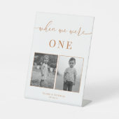 エレガモダンントウェディングエイジテーブル番号 台座サイン (正面)