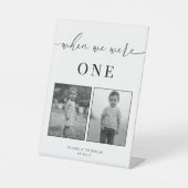 エレガモダンントウェディングエイジテーブル番号 台座サイン (正面)