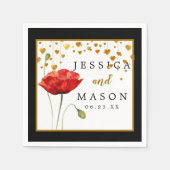 エレガモダンントウェディングカクテルナプキンス スタンダードカクテルナプキン (正面)